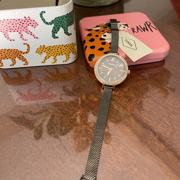 NEW AUTHENTIC FOSSIL CLASSIC MINUTE ROSE - Picture 9 of 10